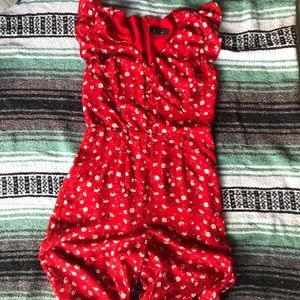 Lulu’s floral jumpsuit